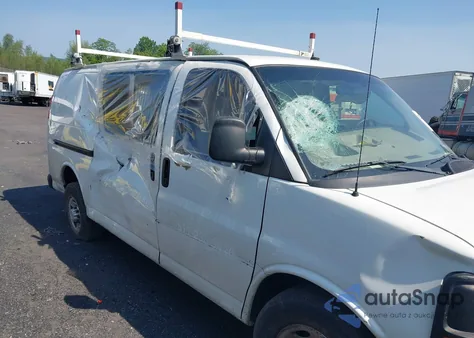 2011 Chevrolet Express 2500 Work Van из США, поврежденный, VIN 1GCWGFCAXB1170313